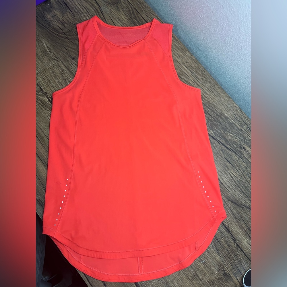 lululemon athletica Women's Coral Red Tank Top